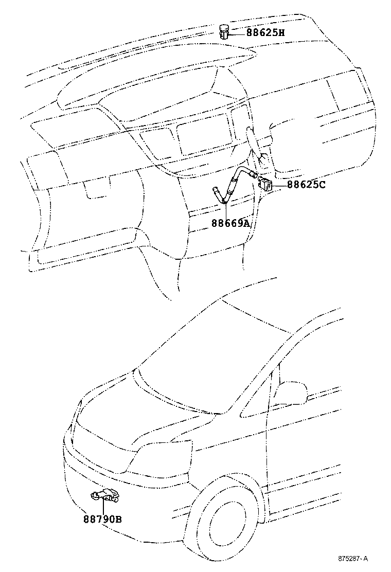 55843-28090 DUCT, HEATER TO REGISTER, NO.1 product image