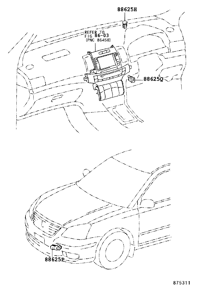 55843-20370 DUCT, HEATER TO REGISTER, NO.1 product image