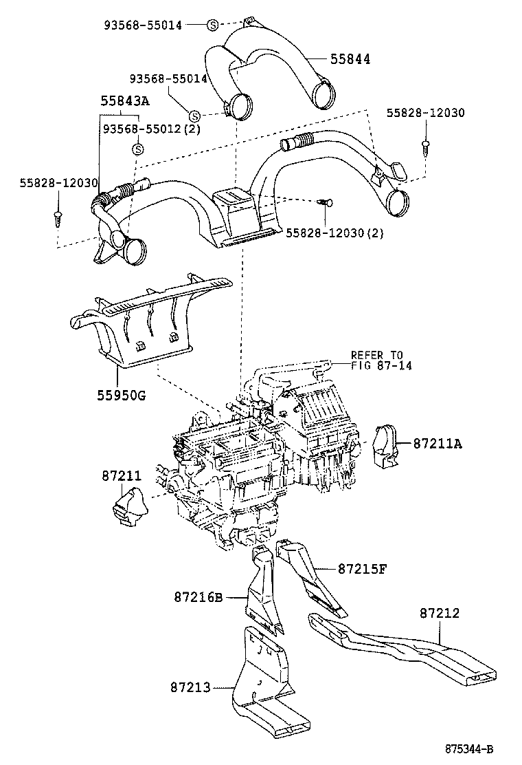 55900-02150 CONTROL ASSY, AIR CONDITIONER product image