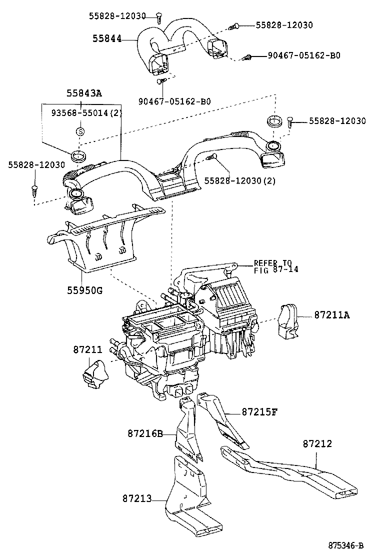55900-02150 CONTROL ASSY, AIR CONDITIONER product image