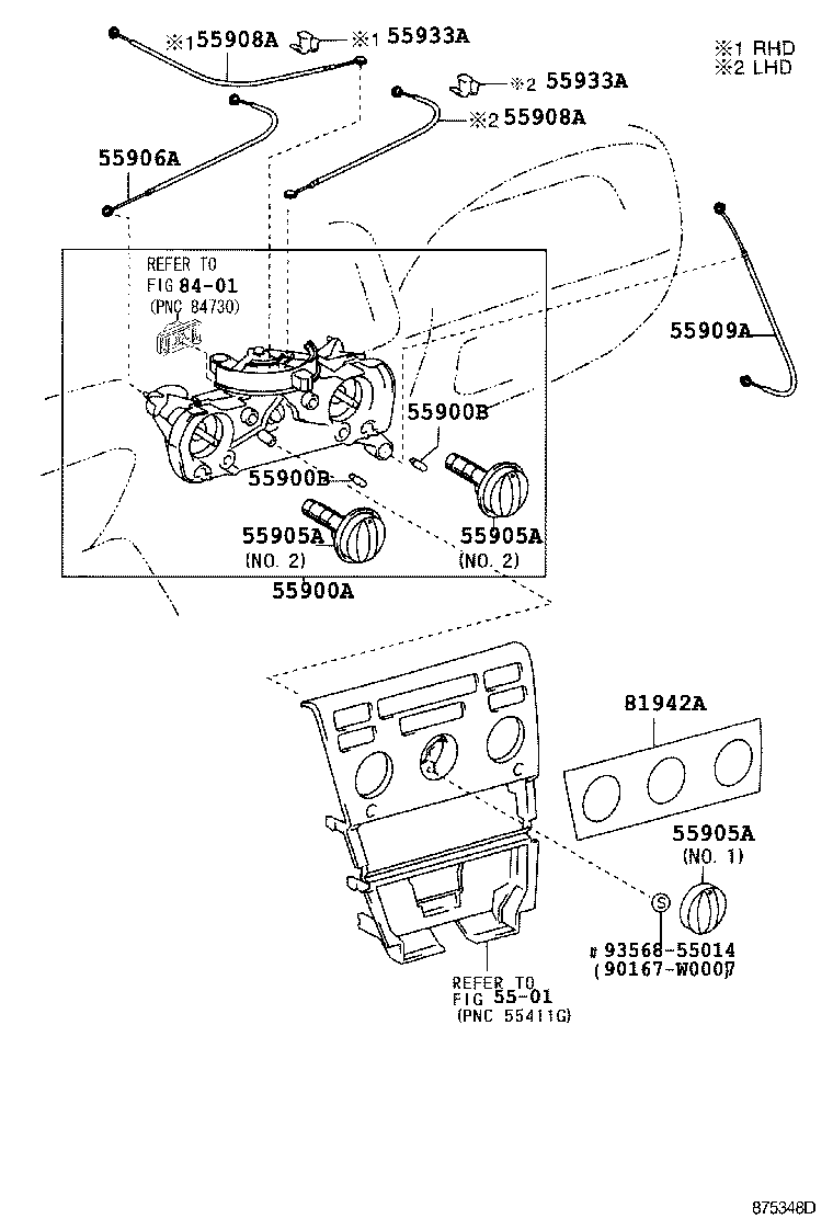 55843-02120 DUCT, HEATER TO REGISTER, NO.1 product image