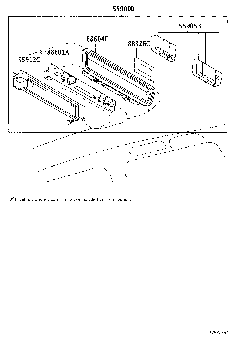 55871-58010 SEAL, AIR DUCT product image