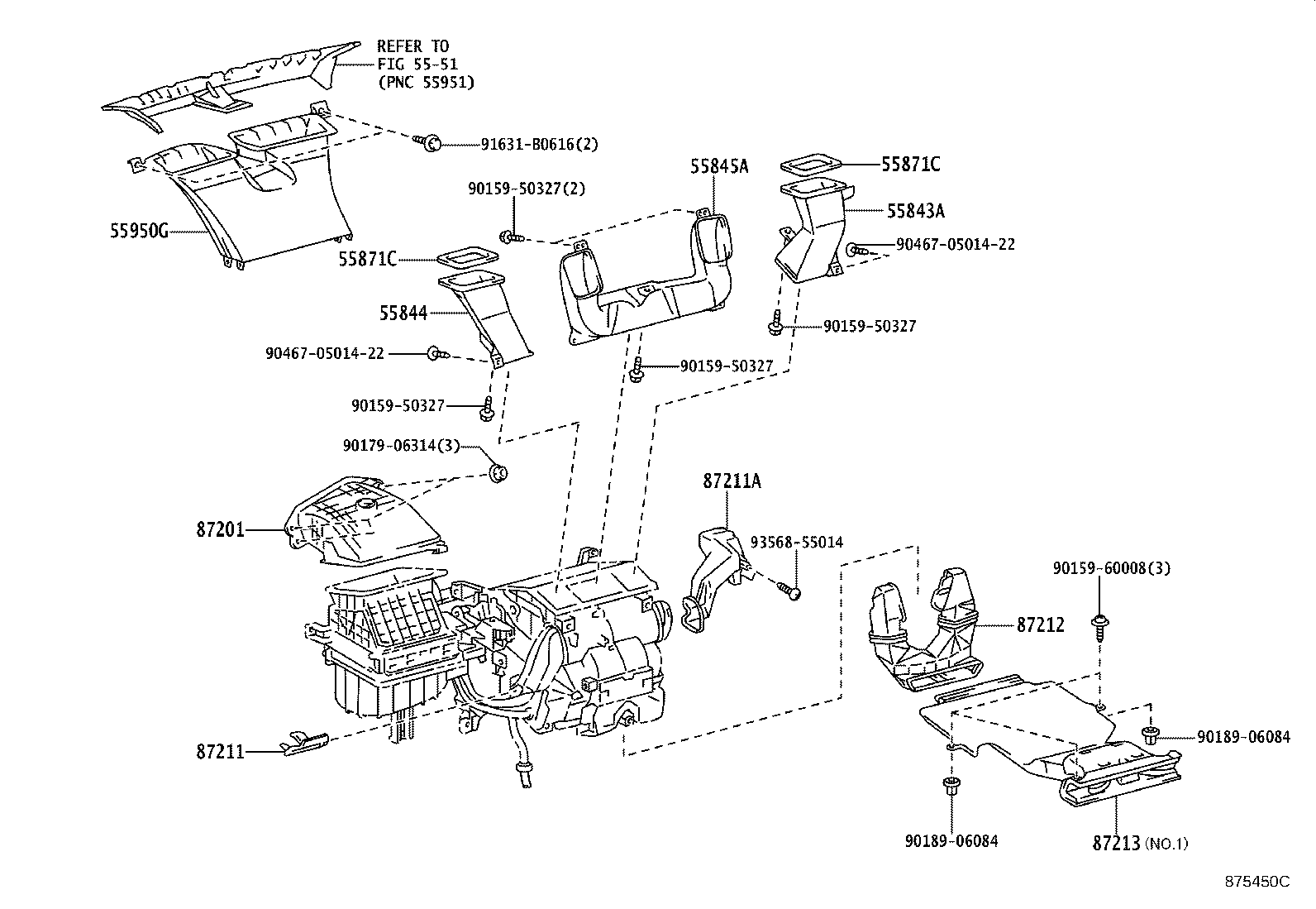 55902-58091 PANEL SUB-ASSY, AIR CONDITIONER product image