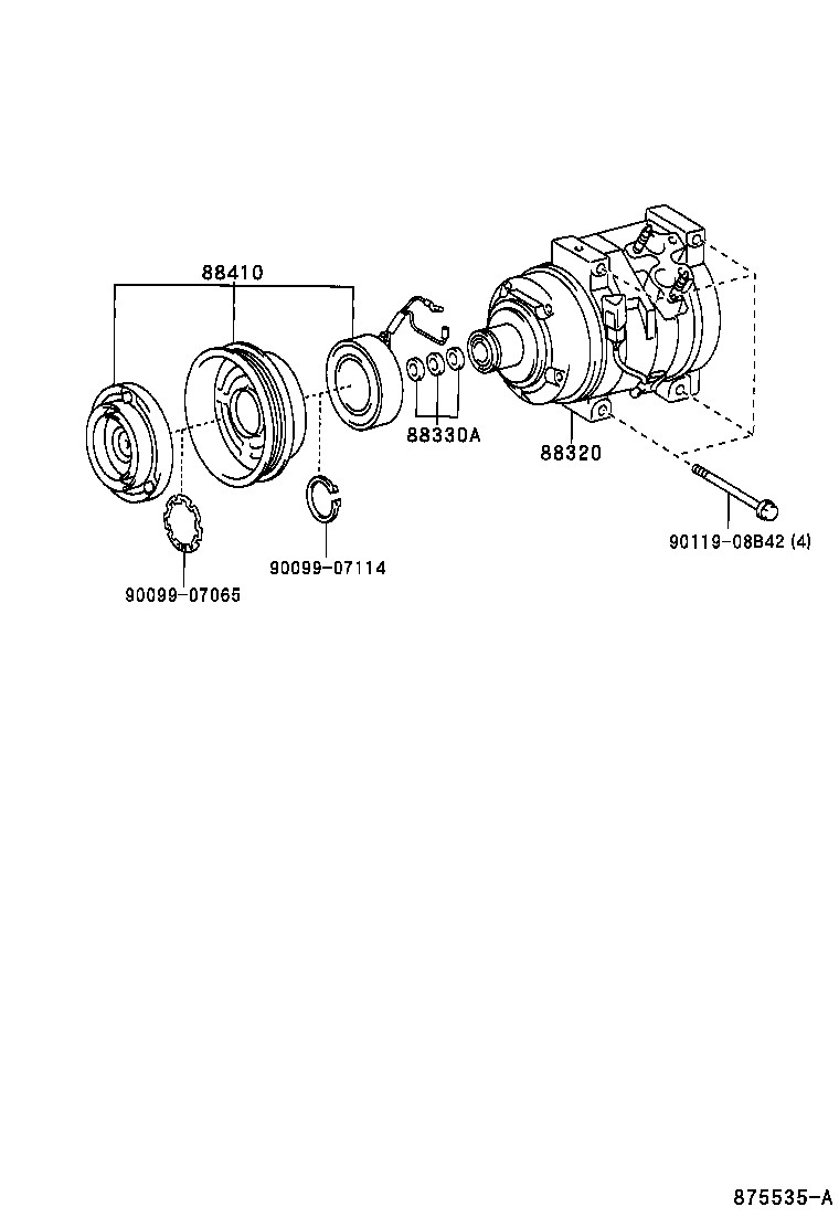 88320-YC010 COMPRESSOR ASSY, COOLER product image