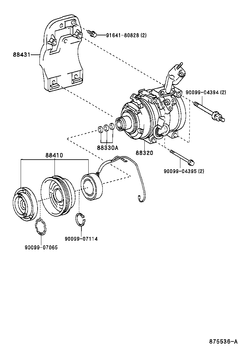 88320-YC010 COMPRESSOR ASSY, COOLER product image