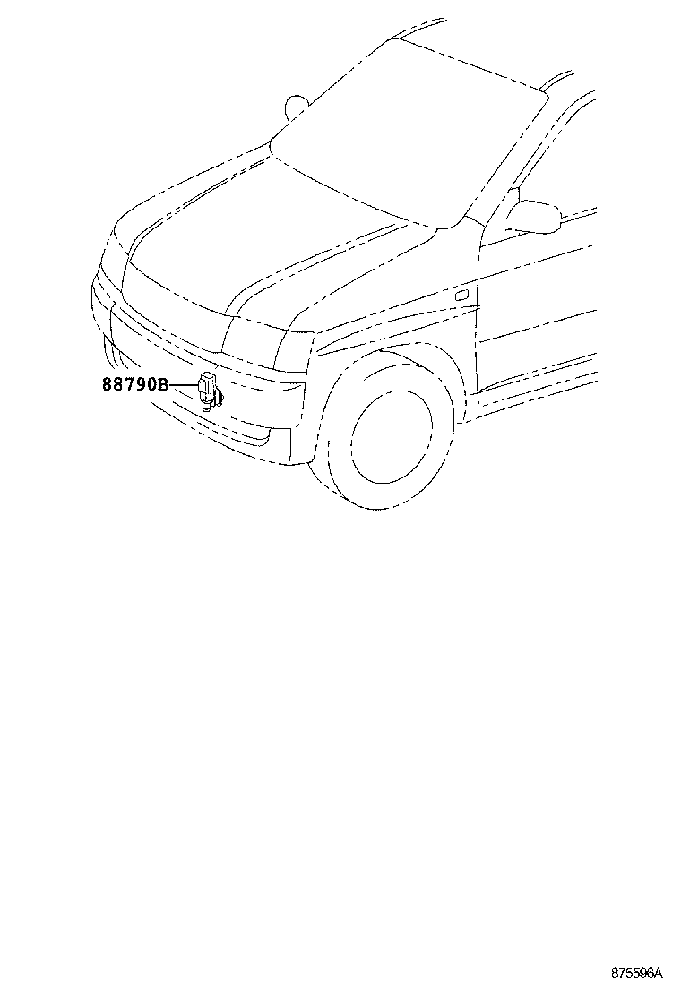 55843-52070 DUCT, HEATER TO REGISTER, NO.1 product image