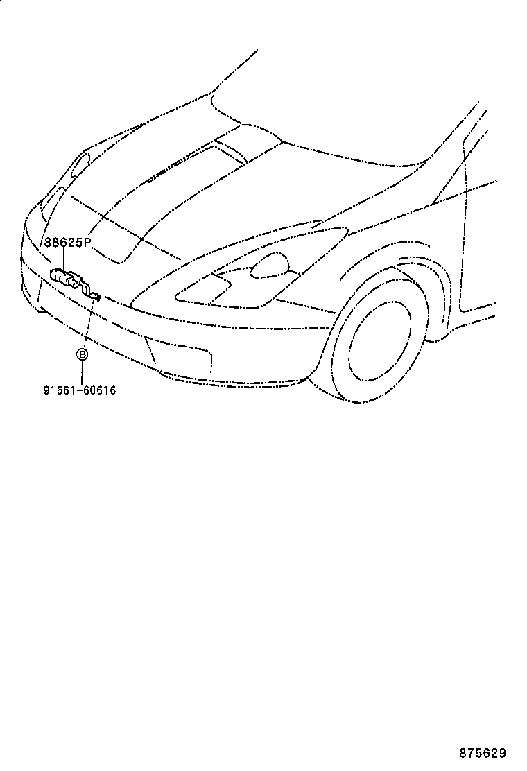 55843-20350 DUCT, HEATER TO REGISTER, NO.1 product image