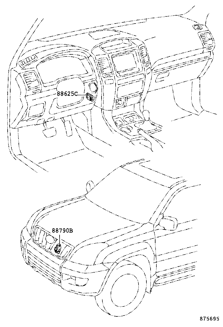 55843-60110 DUCT, HEATER TO REGISTER, NO.1 product image