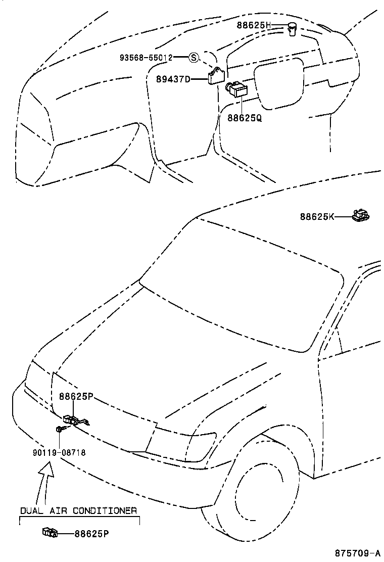 89437-60050 COVER, SENSOR product image
