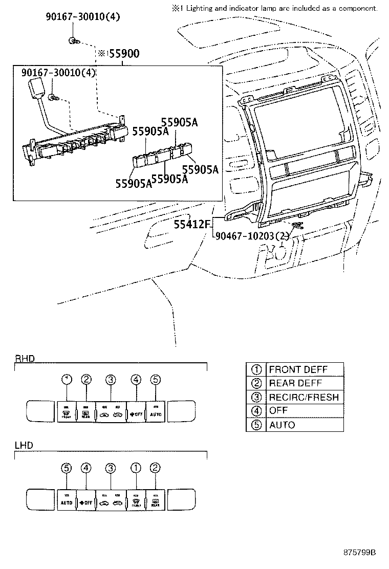 55843-60110 DUCT, HEATER TO REGISTER, NO.1 product image
