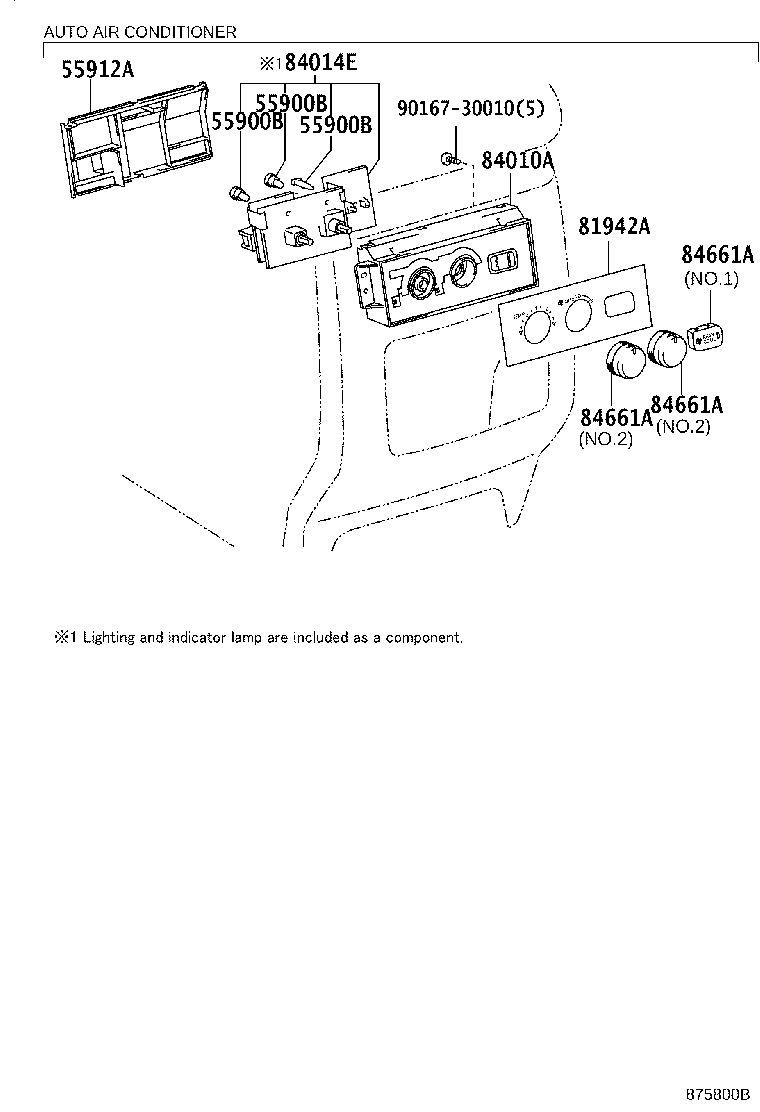 55843-60110 DUCT, HEATER TO REGISTER, NO.1 product image