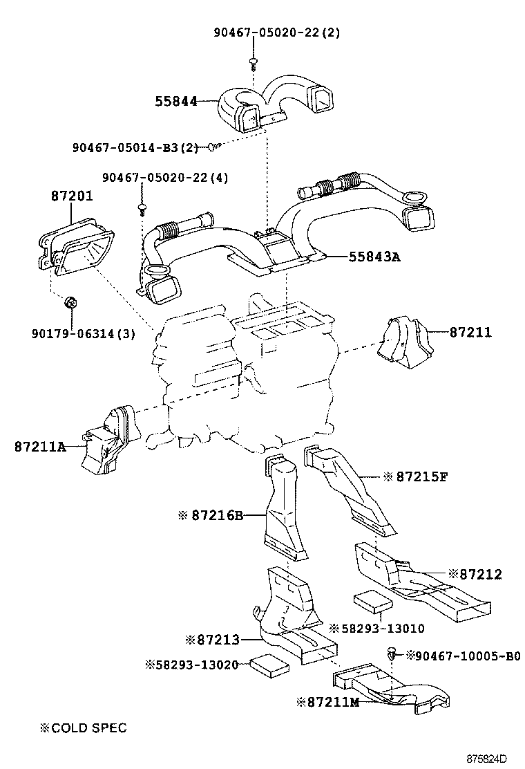 55905-02160 KNOB, HEATER CONTROL product image