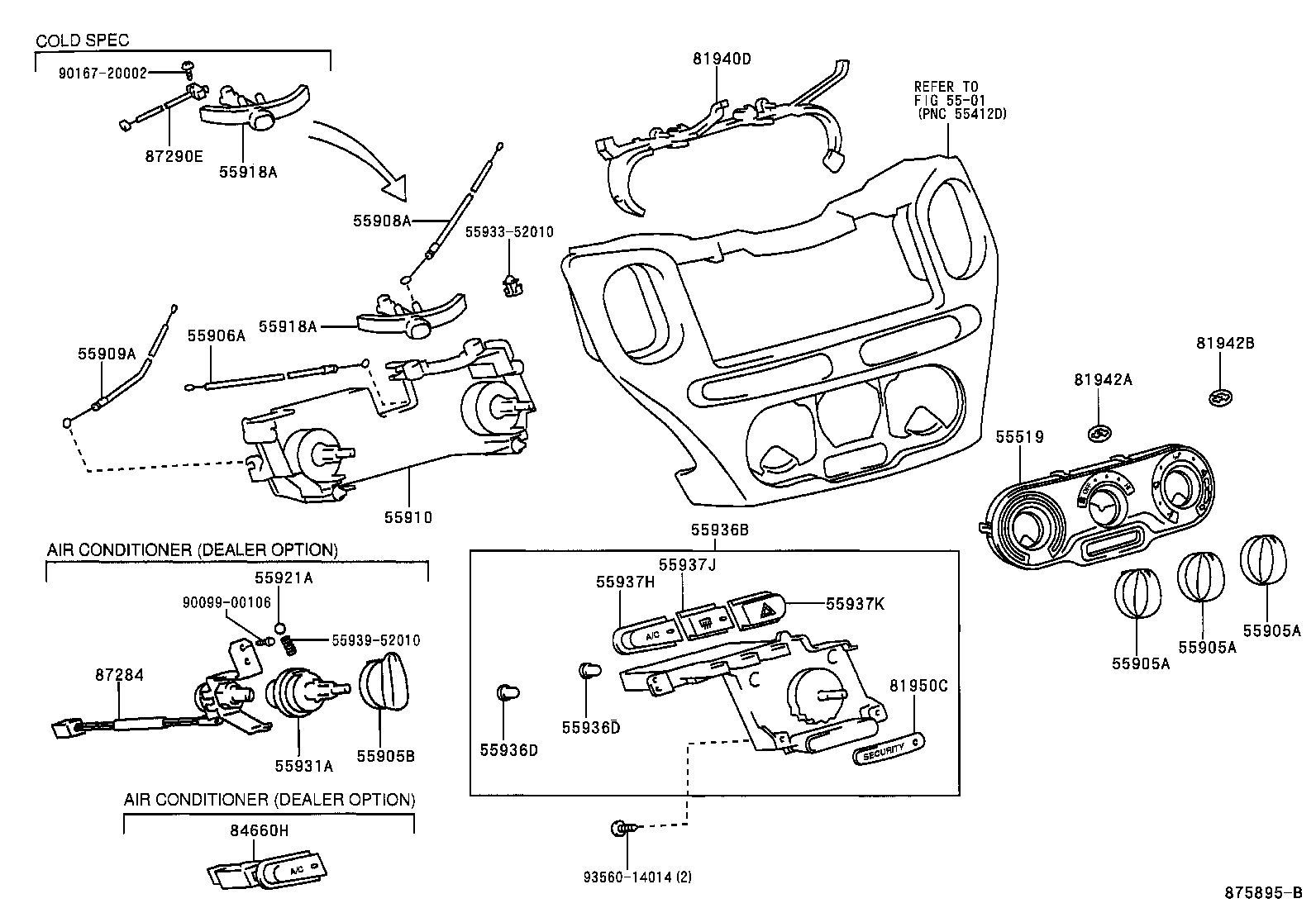 55845-52041 DUCT, HEATER TO REGISTER, NO.3 product image