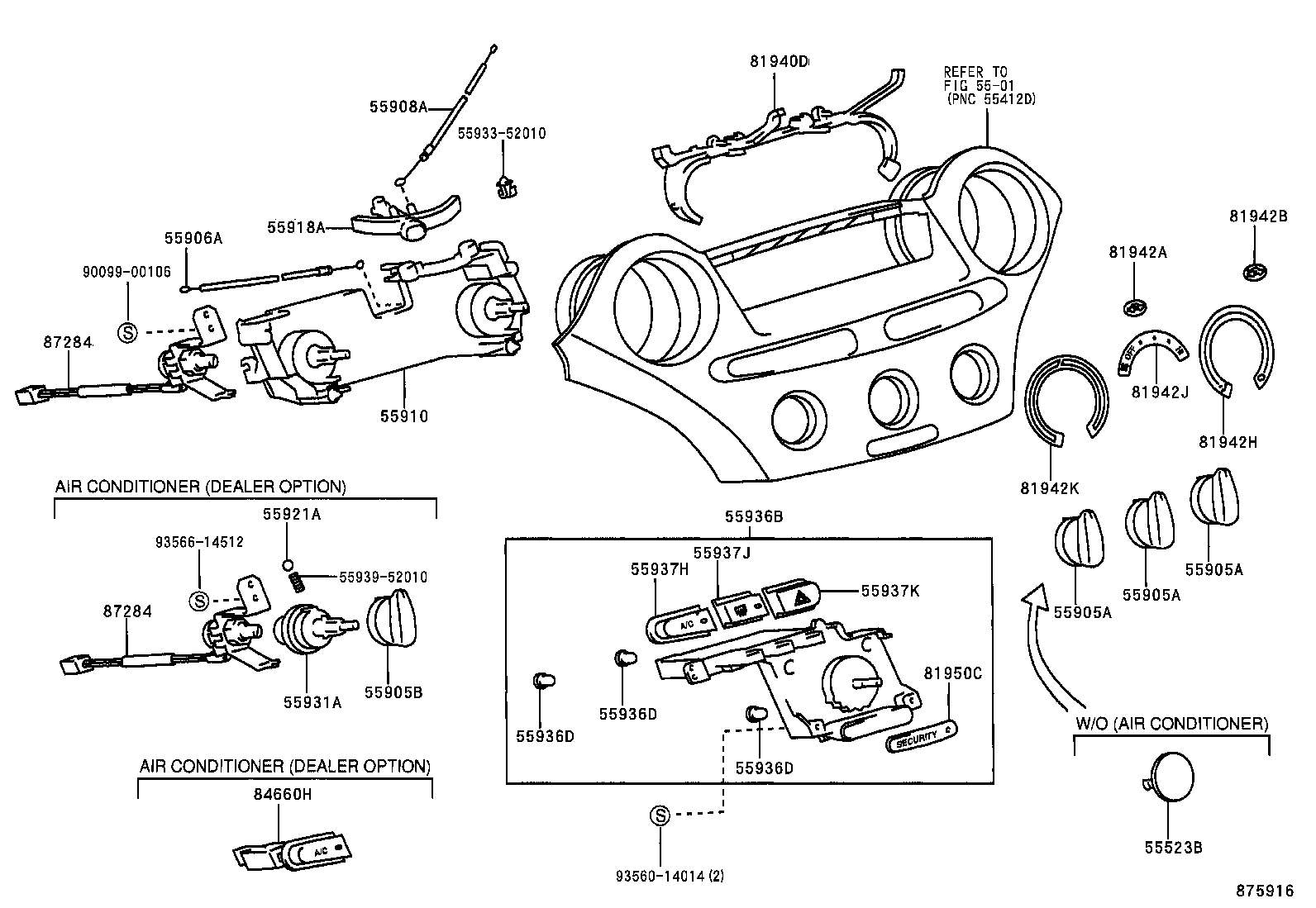 55843-52010 DUCT, HEATER TO REGISTER, NO.1 product image