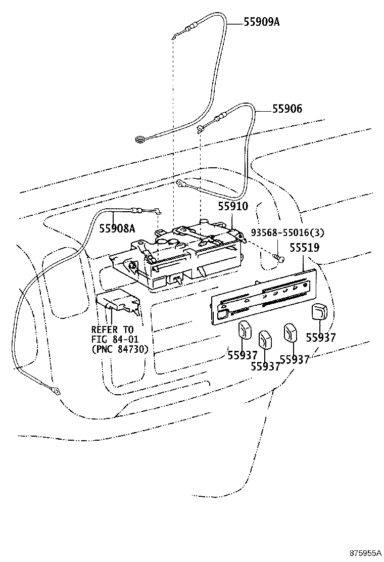 55843-F1010 DUCT, HEATER TO REGISTER, NO.1 product image