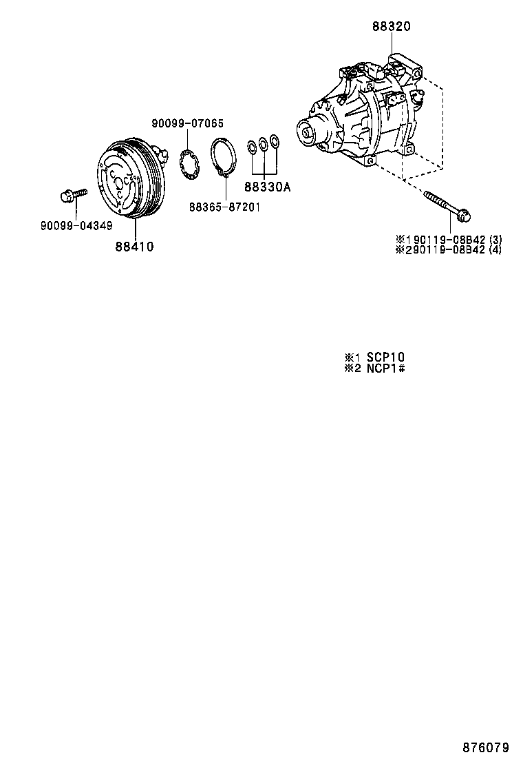 88320-52430 COMPRESSOR ASSY, COOLER product image
