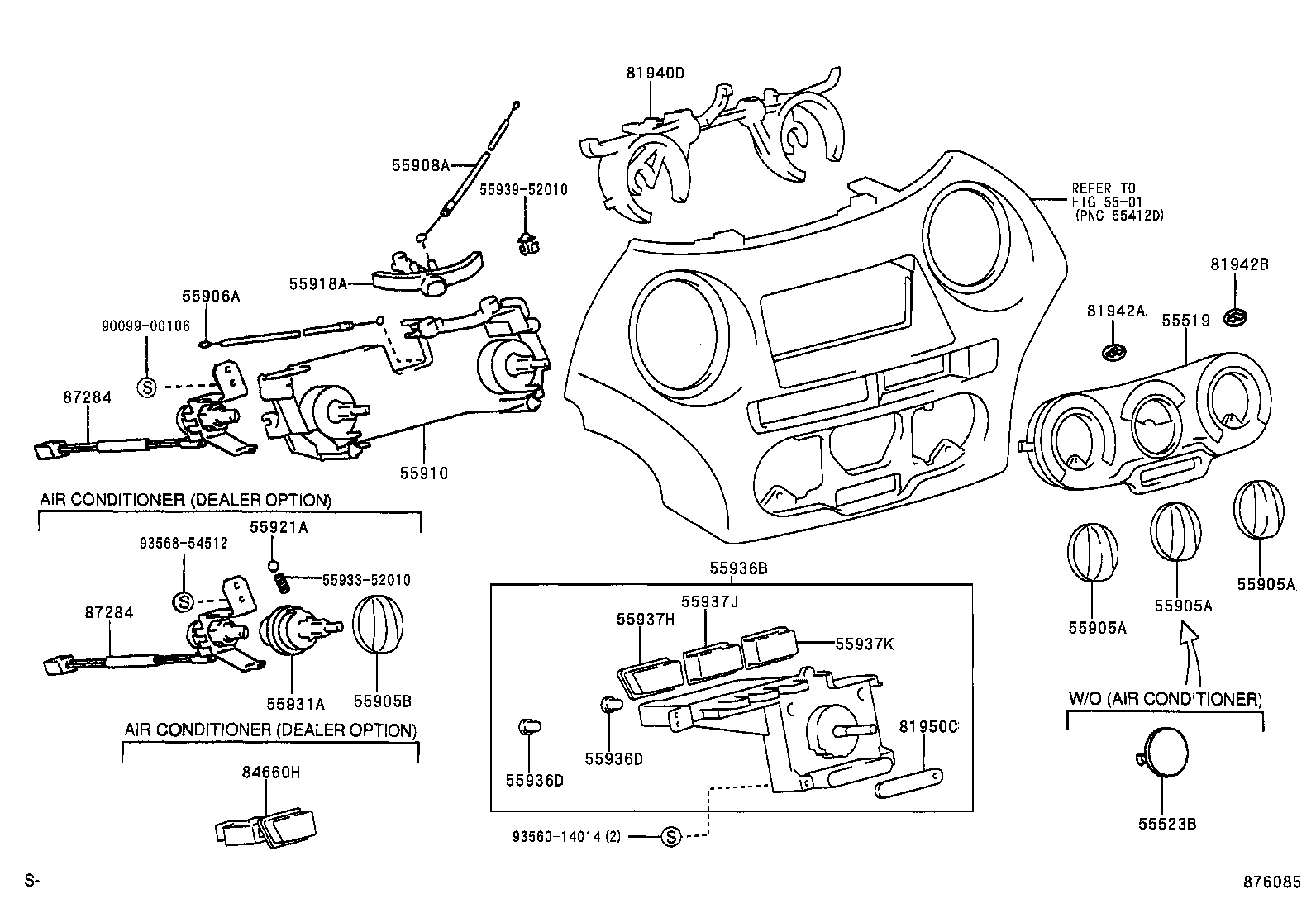 55843-52010 DUCT, HEATER TO REGISTER, NO.1 product image