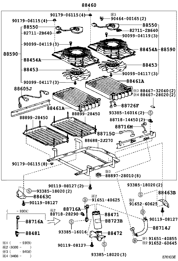 88550-28070 MOTOR ASSY, BLOWER (FOR CONDENSER) product image