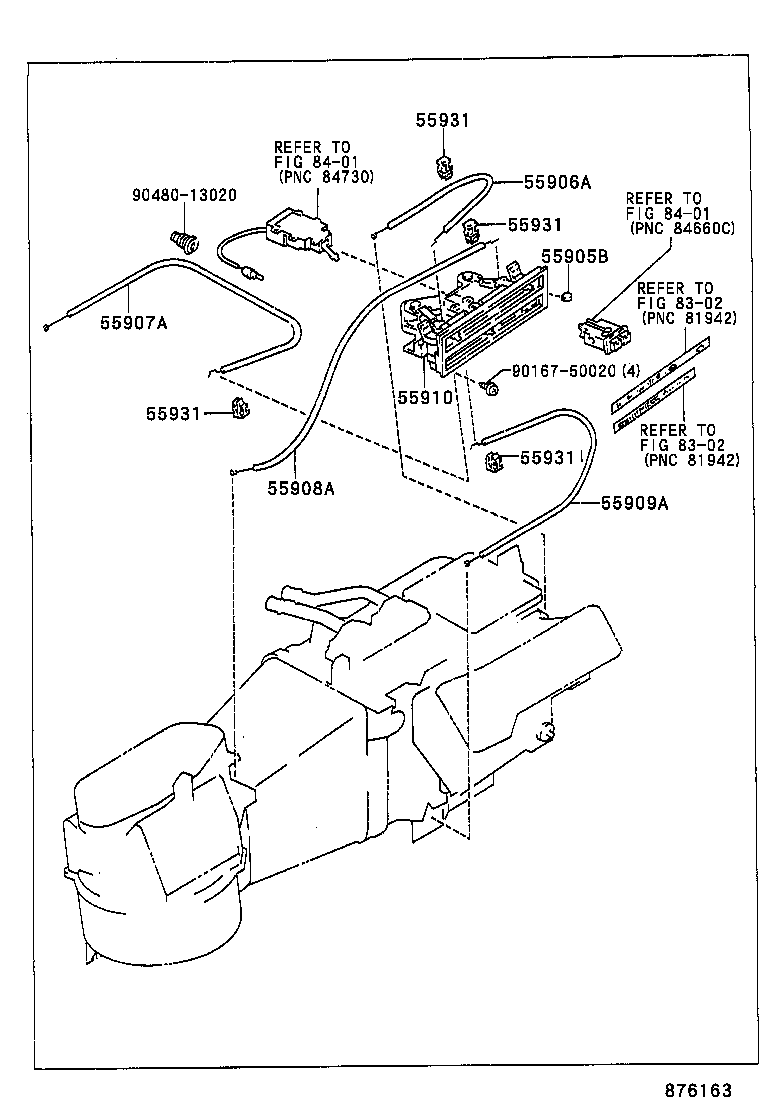 55843-12170 DUCT, HEATER TO REGISTER, NO.1 product image