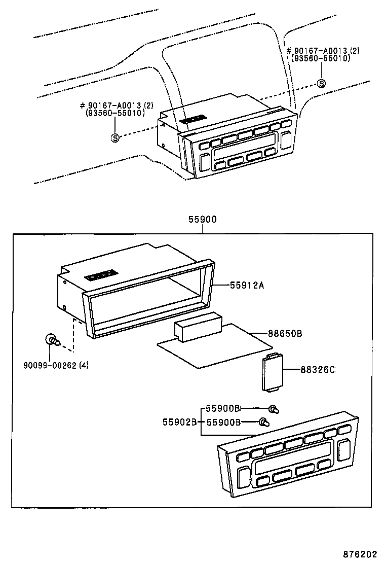55846-AC030 DUCT, HEATER TO REGISTER, NO.4 product image