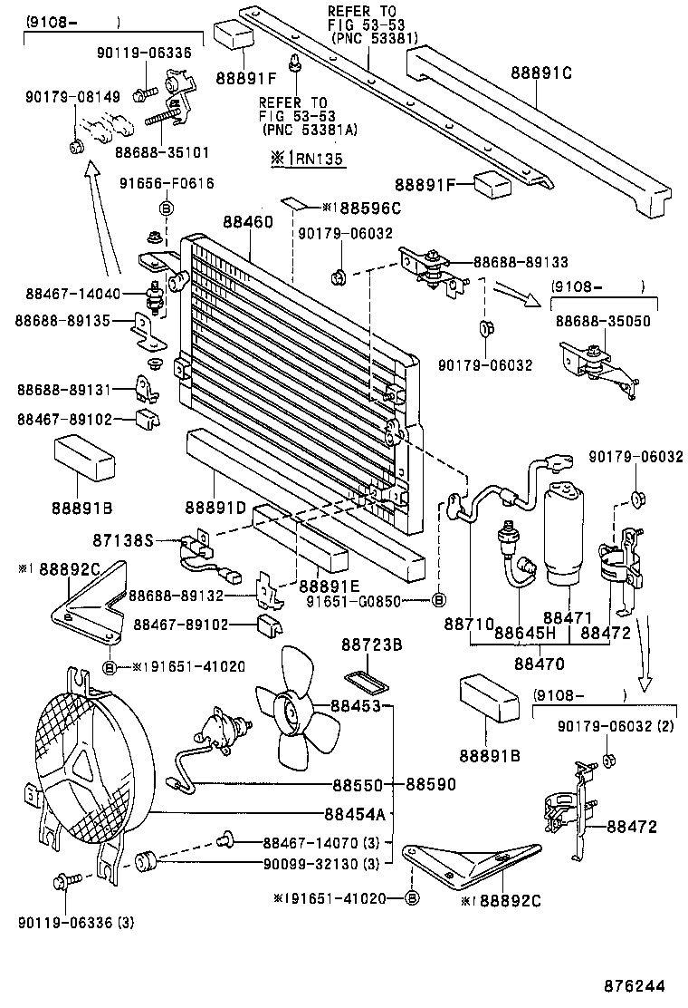 88720-35340 HOSE, COOLER REFRIGERANT DISCHARGE, NO.1 product image