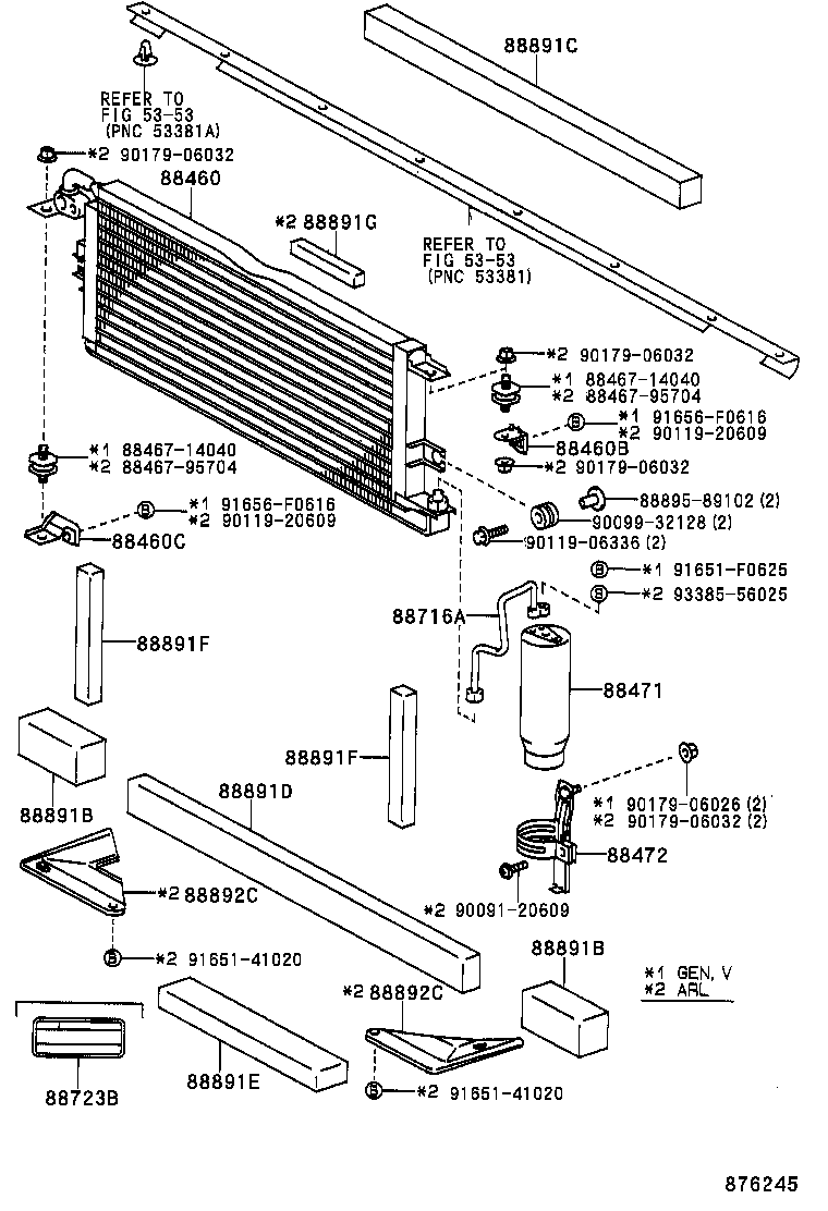 88720-35340 HOSE, COOLER REFRIGERANT DISCHARGE, NO.1 product image