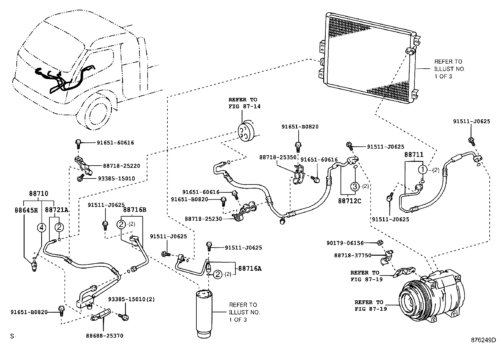88460-25211 CONDENSER ASSY, COOLER product image