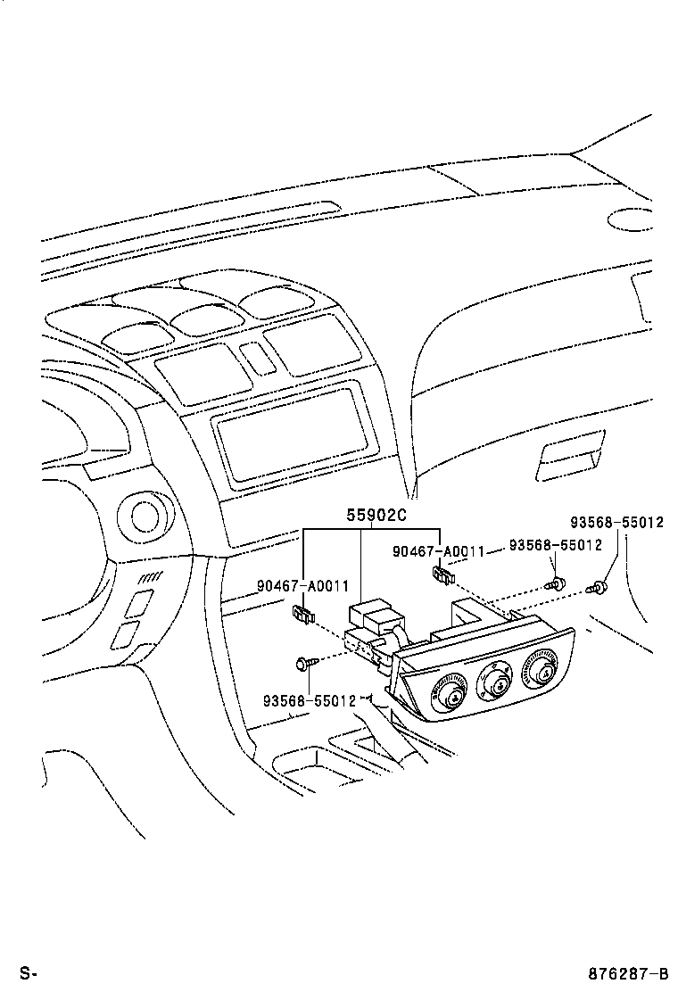 55843-06050 DUCT, HEATER TO REGISTER, NO.1 product image