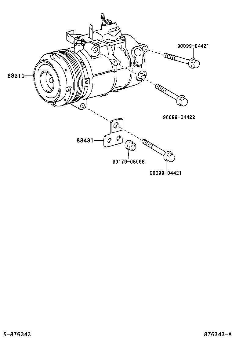 88320-50101 COMPRESSOR ASSY, COOLER product image