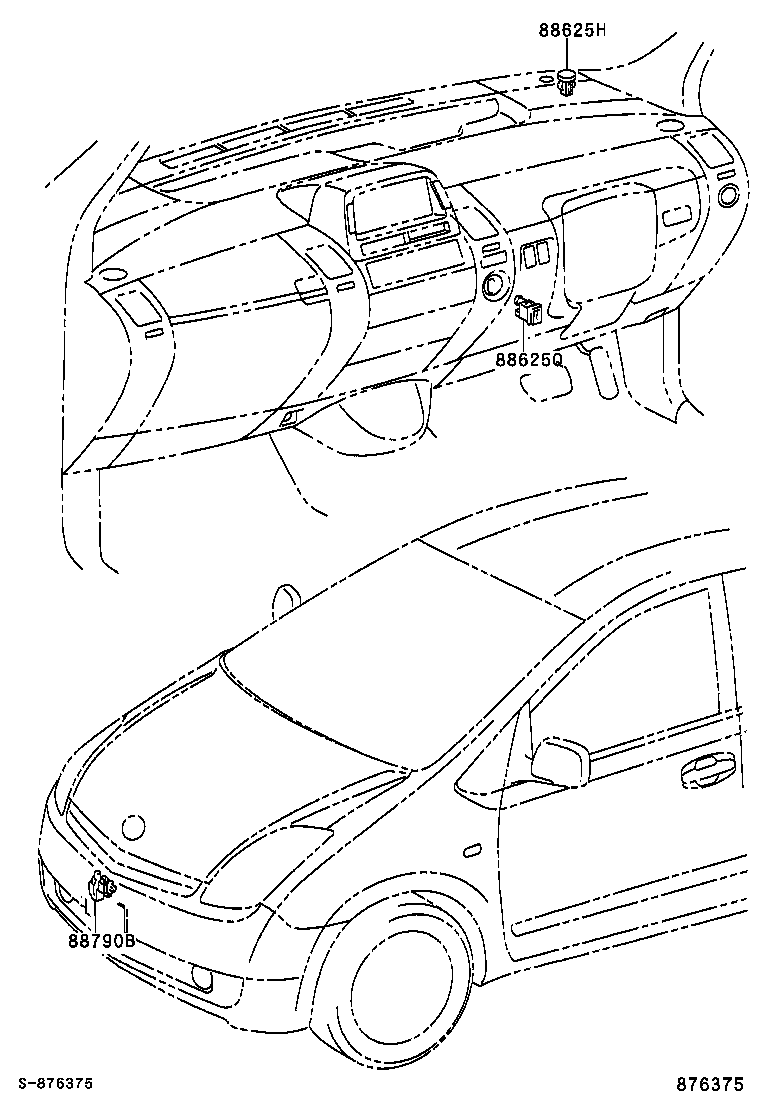 55843-47040 DUCT, HEATER TO REGISTER, NO.1 product image
