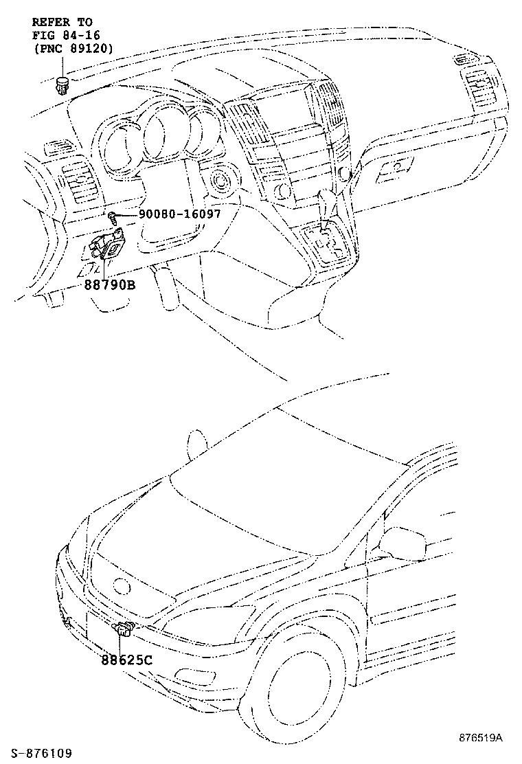 55843-0E010 DUCT, HEATER TO REGISTER, NO.1 product image