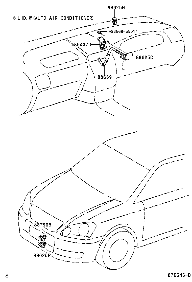 89437-44020 COVER, SENSOR product image