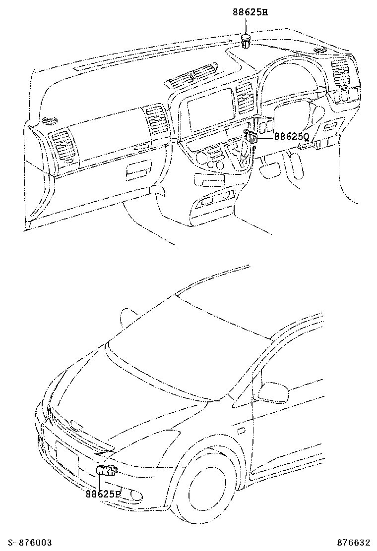 55244-68010 SILENCER, FRONT PANEL SIDE, NO.2 LH product image