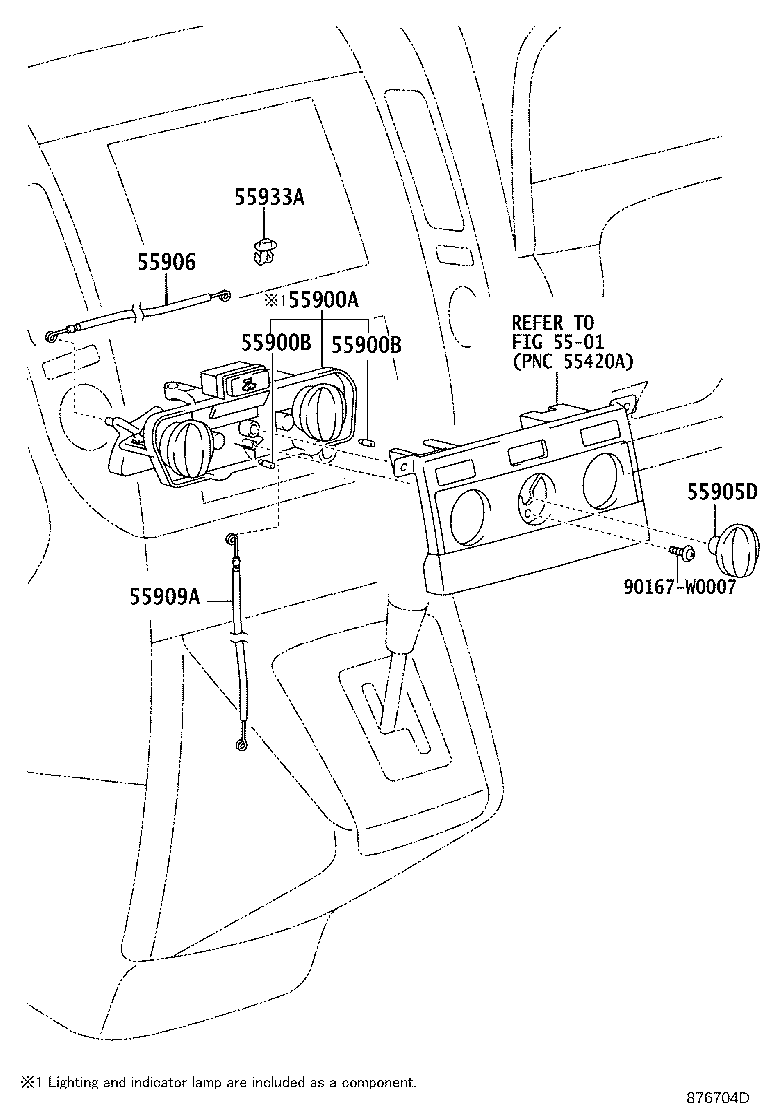 55843-0F030 DUCT, HEATER TO REGISTER, NO.1 product image