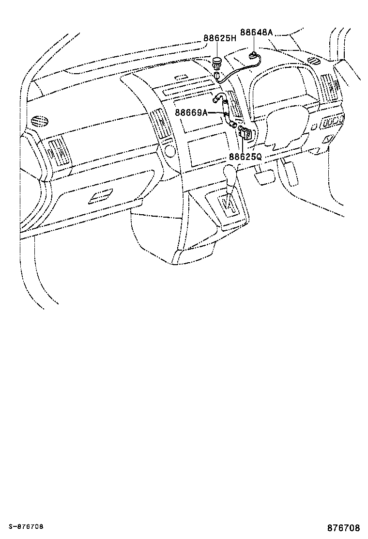 55843-0F030 DUCT, HEATER TO REGISTER, NO.1 product image