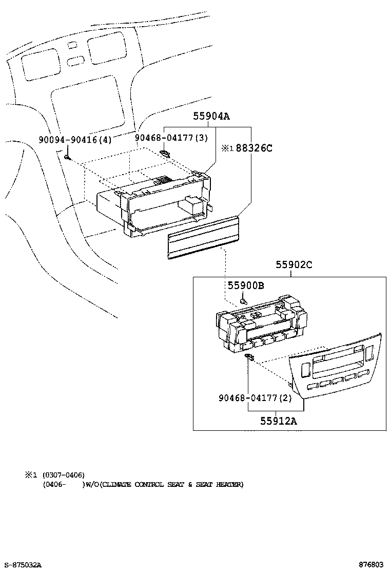 55902-33710 PANEL SUB-ASSY, AIR CONDITIONER product image