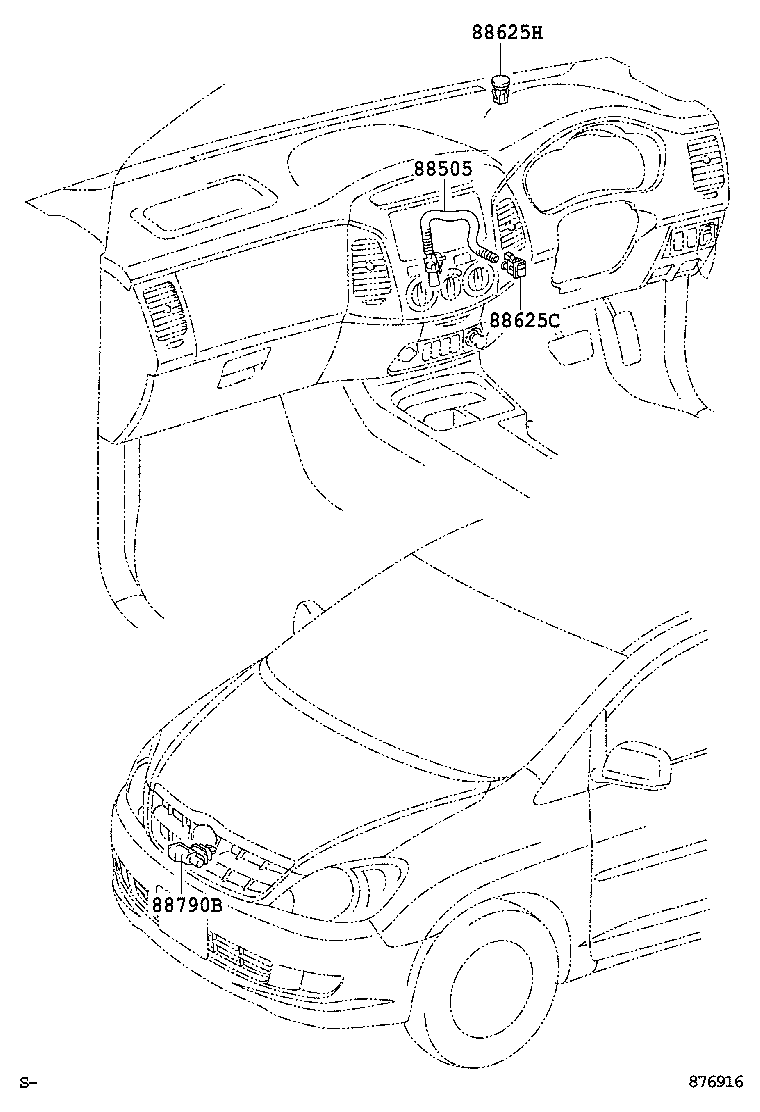 55845-0K030 DUCT, HEATER TO REGISTER, NO.3 product image
