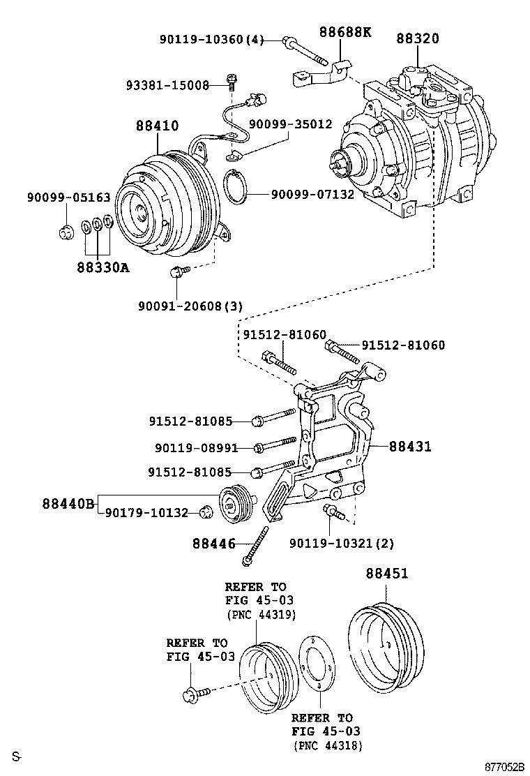 88451-36200 PULLEY, CRANKSHAFT product image
