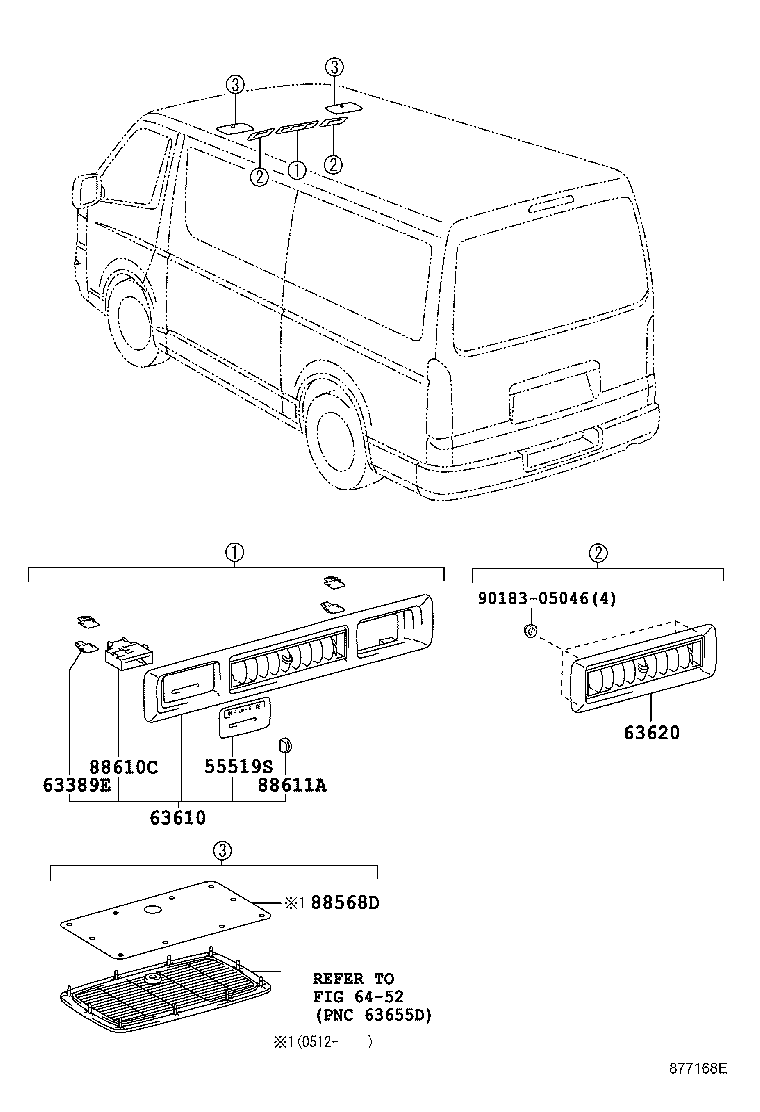 55901-26200 KNOB, HEATER CONTROL product image