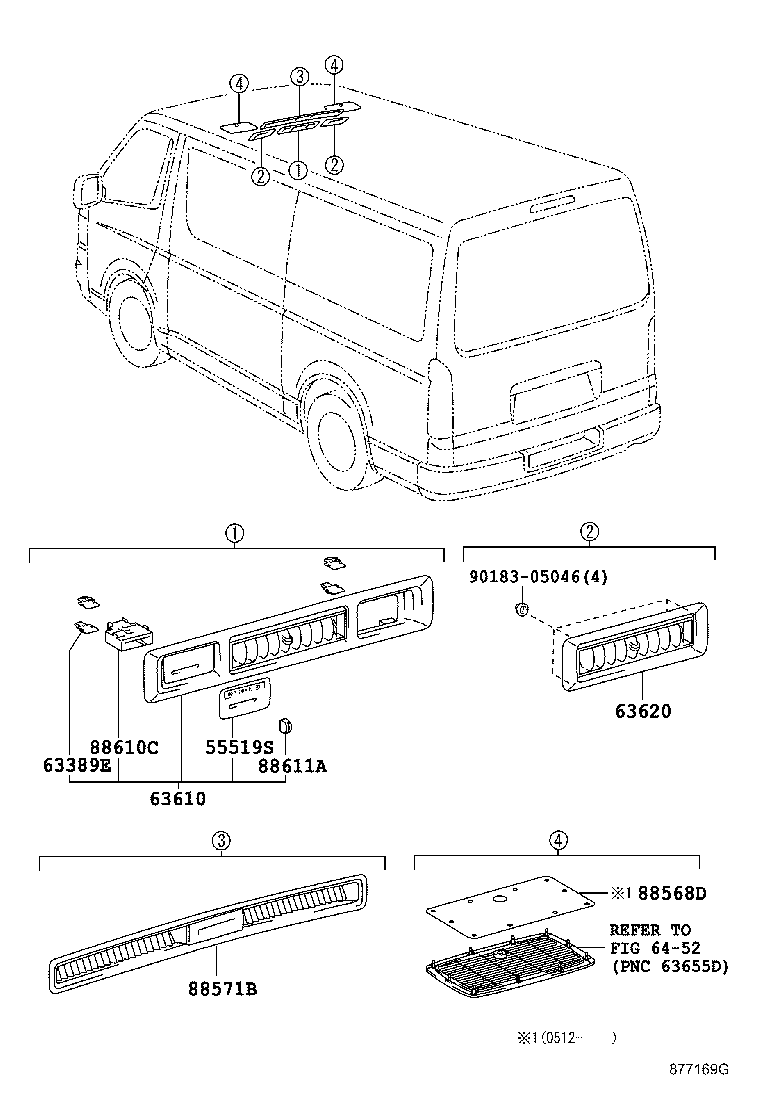 55901-26200 KNOB, HEATER CONTROL product image
