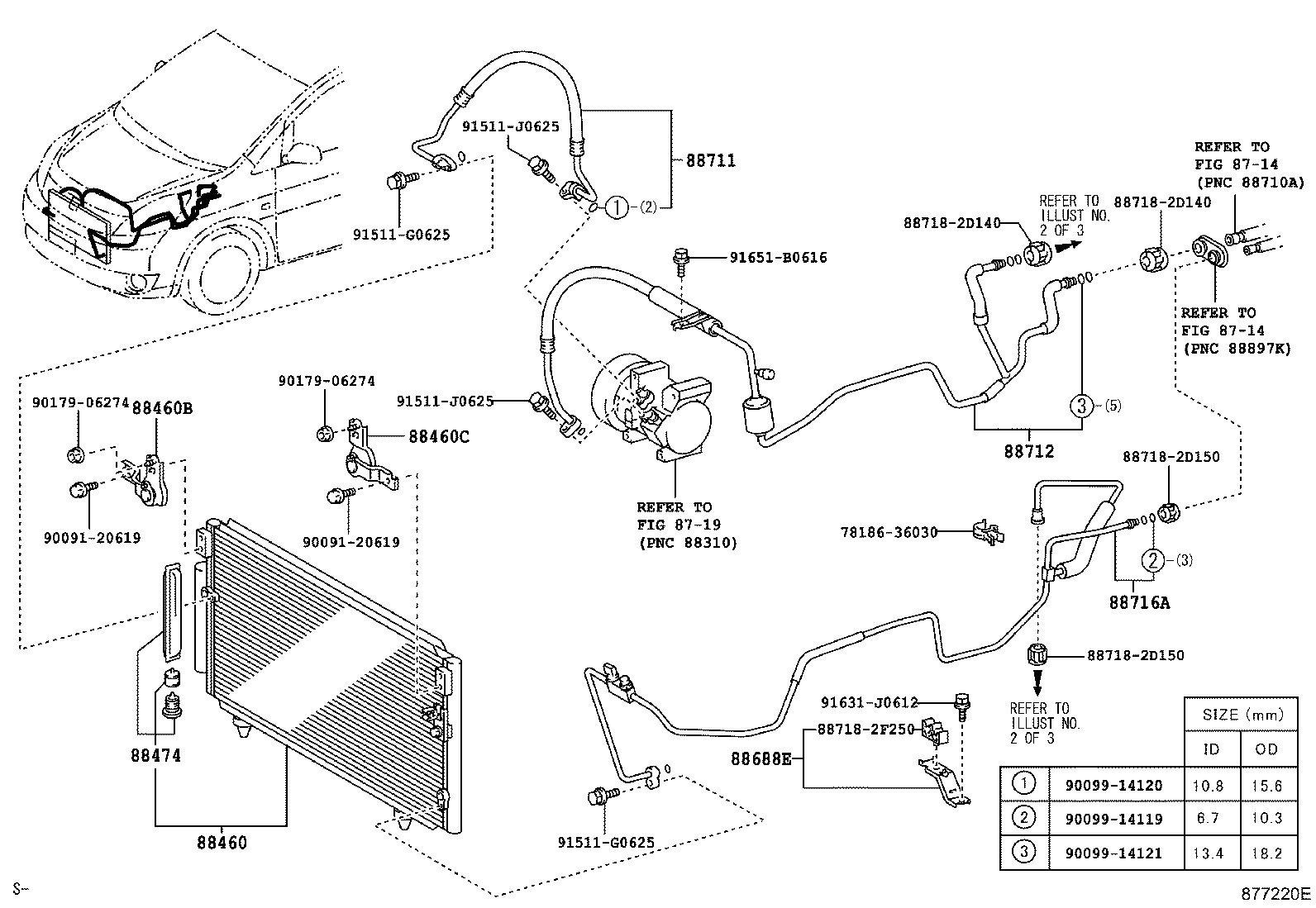 88460-44570 CONDENSER ASSY, COOLER product image