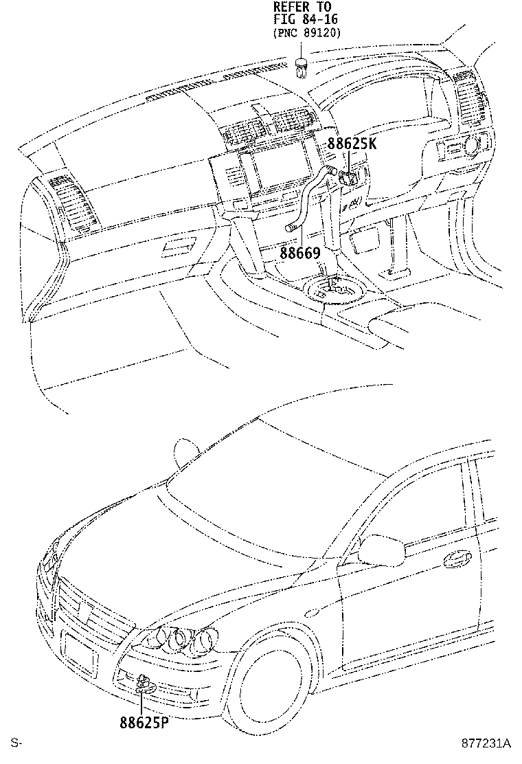 58863-22030 DUCT, CONSOLE BOX, NO.3 product image