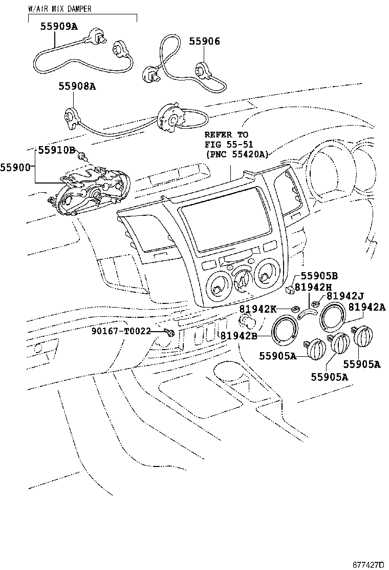 62973-0K030 DUCT, AIR, REAR ROOF NO.1 product image