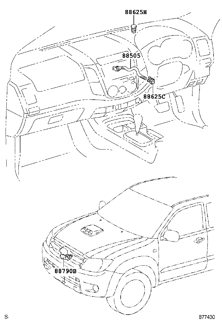 55843-0K010 DUCT, HEATER TO REGISTER, NO.1 product image