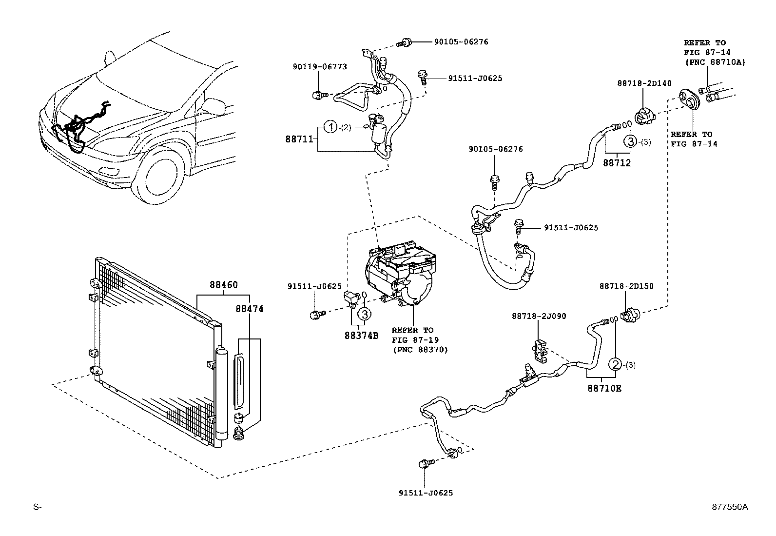 88460-48060 CONDENSER ASSY, COOLER product image