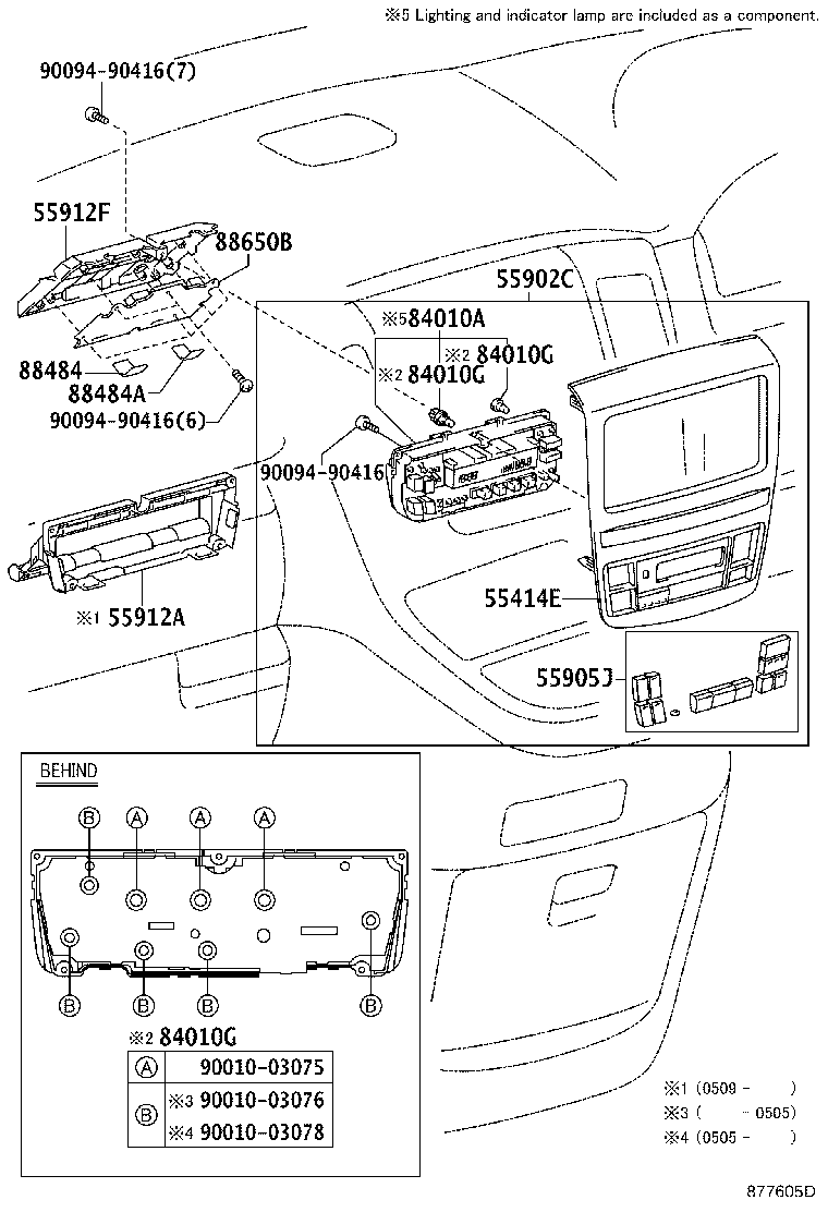 55871-58010 SEAL, AIR DUCT product image