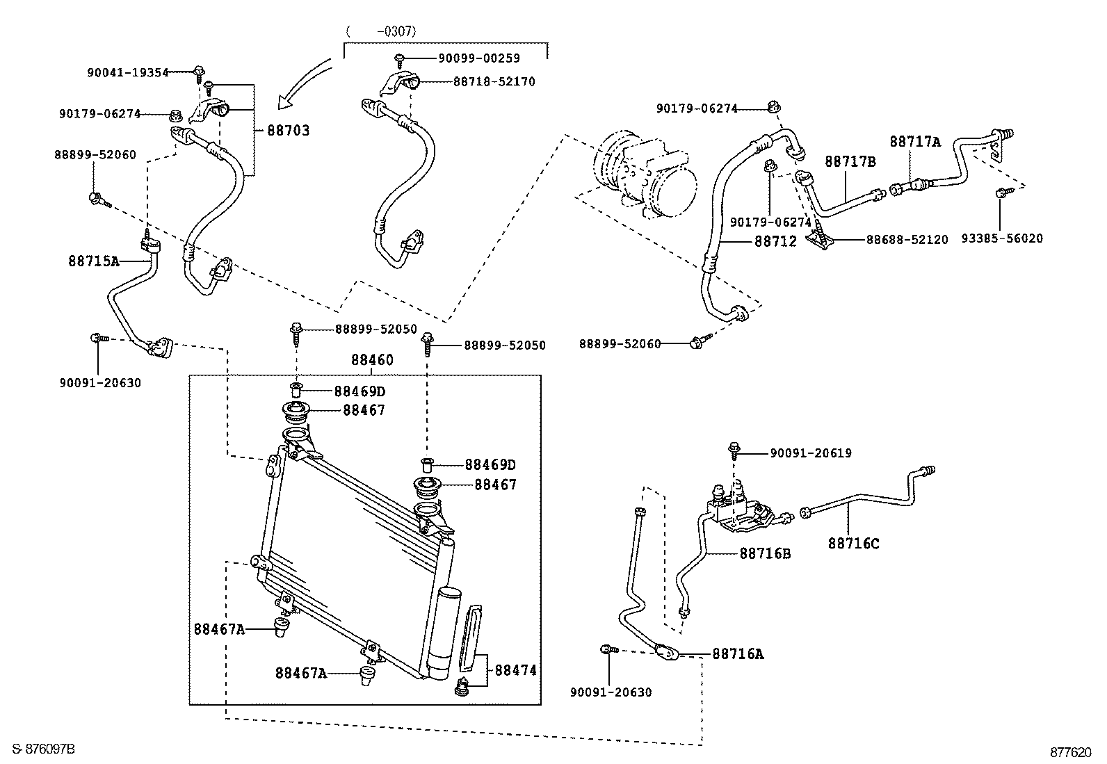88450-52161 CONDENSER ASSY, COOLER product image
