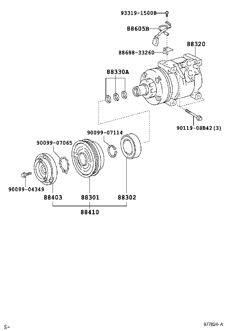 88320-02110 COMPRESSOR ASSY, COOLER product image