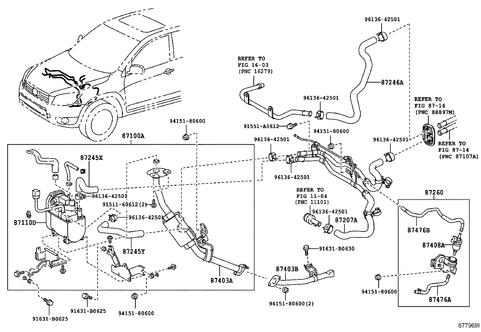 87100-42011 HEATER & ACCESSORY ASSY product image