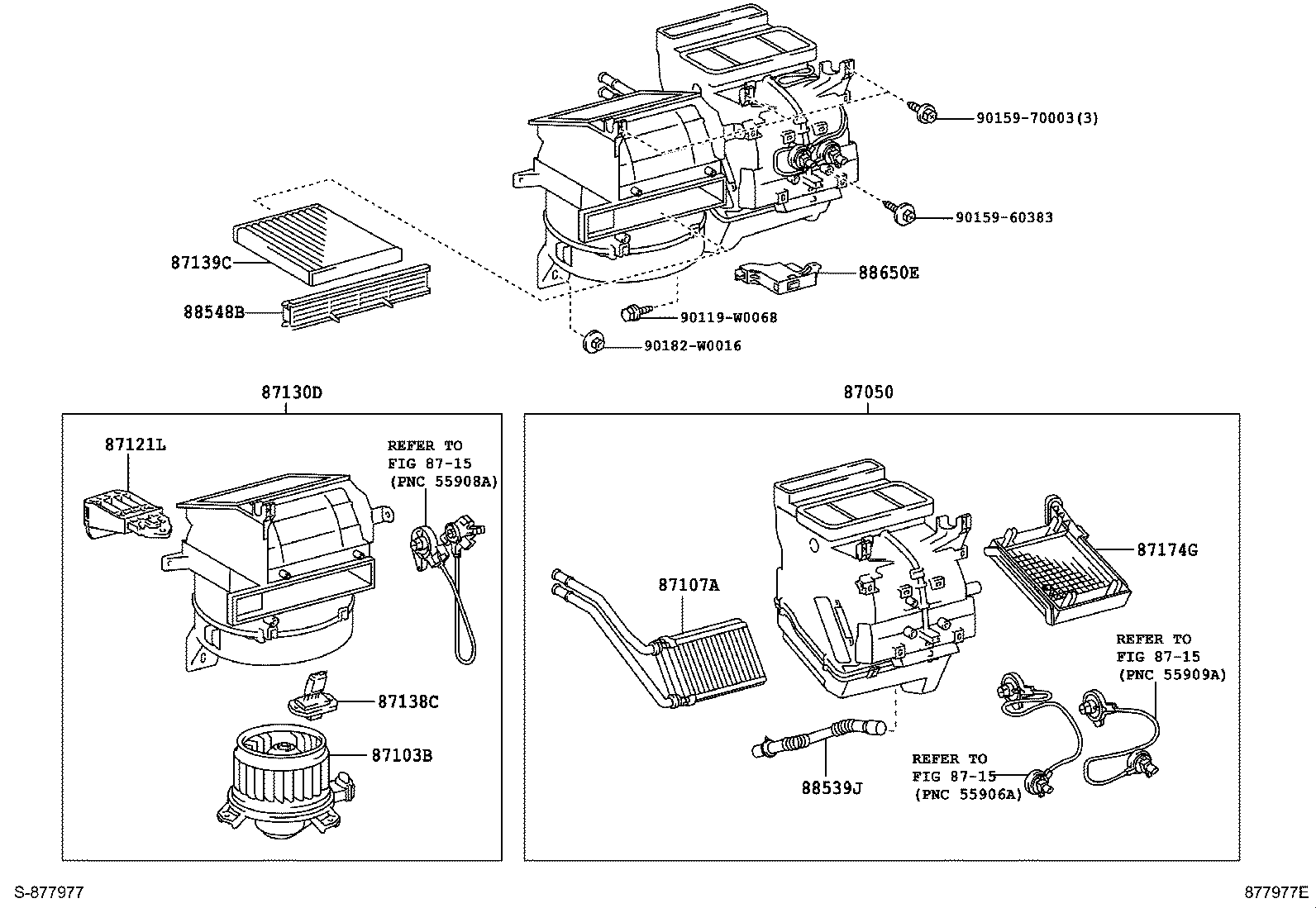 87103-0D110 MOTOR SUB-ASSY, BLOWER W/FAN product image